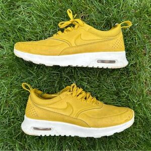 Women’s Mustard Yellow Nike Air Max Thea Sneakers